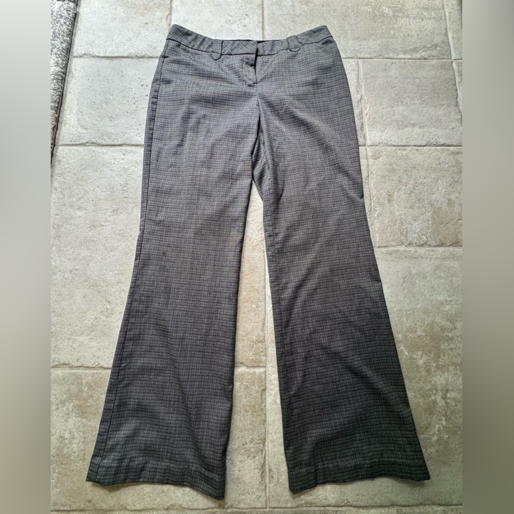 Express Editor Charcoal Checkered Trousers